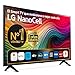 LG 43NANO81T6A 43", 4K NANOCELL, Smart TV, HDR10, WebOS24, série 81, processador potente e inteligente, Dolby Digital Plus, jogando, Alexa/Google Assistant, preto
