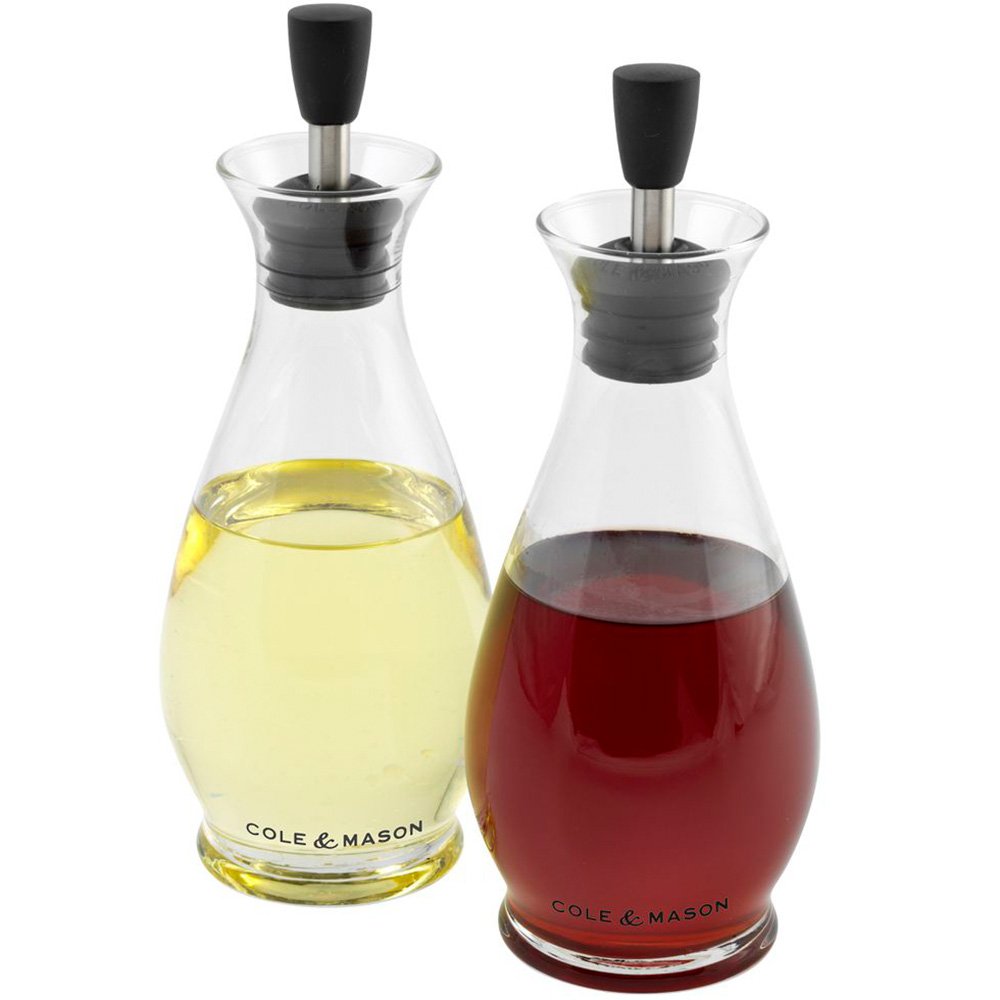 Amazon.co.jp: コール&メイソン ガラス製 オイル & ビネガー ボトル 2