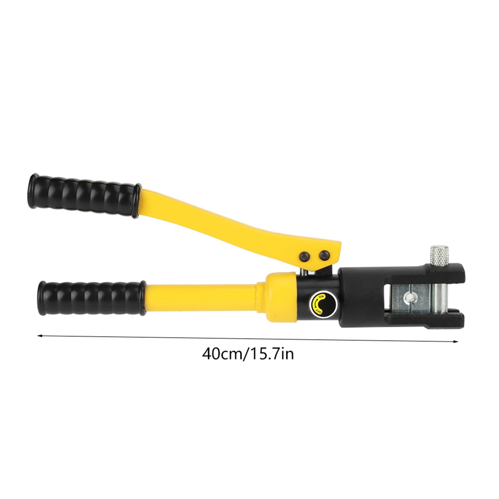 Haofy Herramienta de Engarzado de Terminales de Engarzado de Batería de Cable de Alambre Hidráulico 10T con Troqueles para Electricistas Profesionales