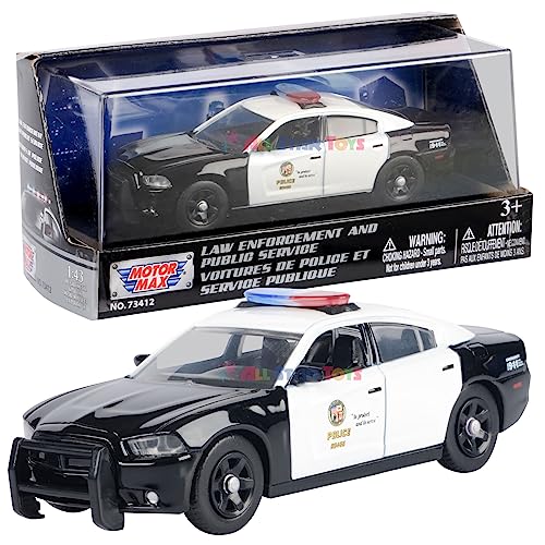 Motormax 2011 Dodge Charger Policía 1:43 Diecast miniatura 1