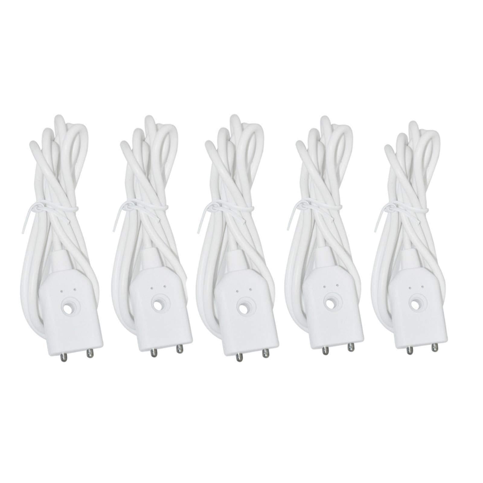 ZHOUYQX 5Pieces Water Leak Water Detector for Most Water Leaking Alarm With Cable for Kitchen Bathroom
