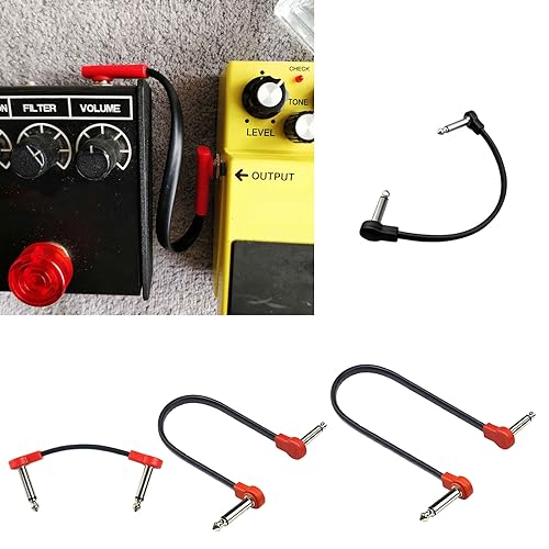 Purplelily Professional Guitar Patches Pedal Low Noise Quality Guitar Patches Cable 6.35Mm Guitar Effect Pedal Cables Guitar Effect Pedal Cables Guitar Patches Cable 6.35Mm Instrument Cable Guitar thumb #1