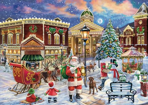 Wonder Forge Christmas Eve Rompecabezas de 1000 Piezas para Adultos con Piezas Perfectamente Encajadas y Imágenes Vibrantes miniatura 1