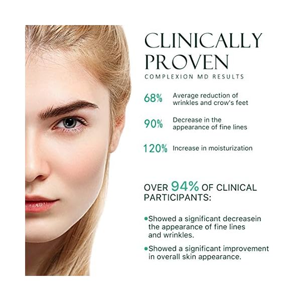 Powerful AgeDefying Face Cream - Face Moisturizer For Dry Skin, Anti Wrinkle Cream with Hexapeptide, Retinol, Ascorbic…