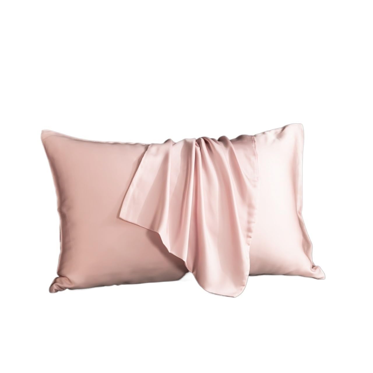 Silk Pillowcase Silk Pillowcase Pillowcase Cover Solid Color Envelope Cover Pillow 70x70 Sleeping Pillow Cover(Pin,51x66cm 1pc)