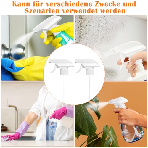 10 Pieces Spray Head, Spray Attachment for Bottles, Water Spray, Water Spray Bottle, Spray Head for Bottles, Spray Bottle, Cleaning Agent, Spray Bottle for Plants, Nozzle on Liquid Spray Bottle