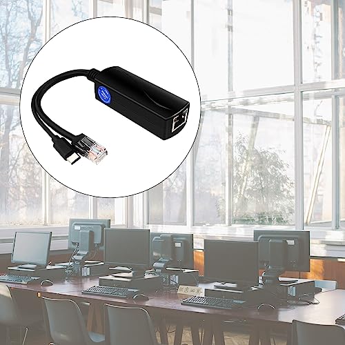 Gigabit PoE Splitter 5V 3A IEEE 802.3af Standard 10/100Mbps para cámaras WiFi y tabletas con Power Over Ethernet miniatura 2