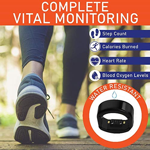 BodiMetrics CIRCUL Sleep and Fitness Ring - Tracks Heart Rate, Steps, Distance & Calories Burned, Monitors Blood Oxygen Saturation Levels Day and Night with Sleep Stages, Works with iOS and Android - Thumbnail 4
