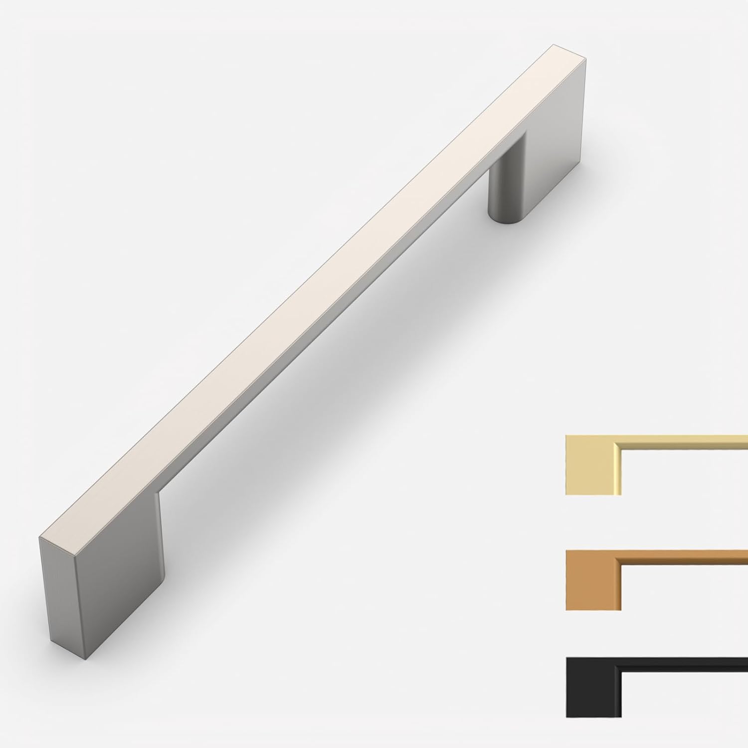 10 Pack Brushed Satin Nickel Cabinet Pulls 5 Inch Cabinet Handles Kitchen Cabinet Hardware Kitchen Handles for Cabinets Nickel Dresser Pulls Kitchen Pulls 5"/128MM Hole Center 10 Pack Brushed Satin Nickel