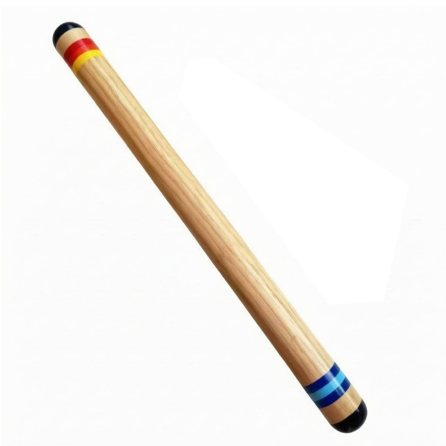 60 Cm Wooden Rain Stick Natural Wood Finish Long Rain Stick Black End Caps Rainstick Instrument Colored Bands, 60CM-image-41