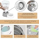 6L Automatic Dog Water Bowl Dispenser - Staltwo Pet Water Dispenser, Large Capacity Water Feeder for Cats and Dogs, BPA-Free, 6-Liter Grey - Image 4