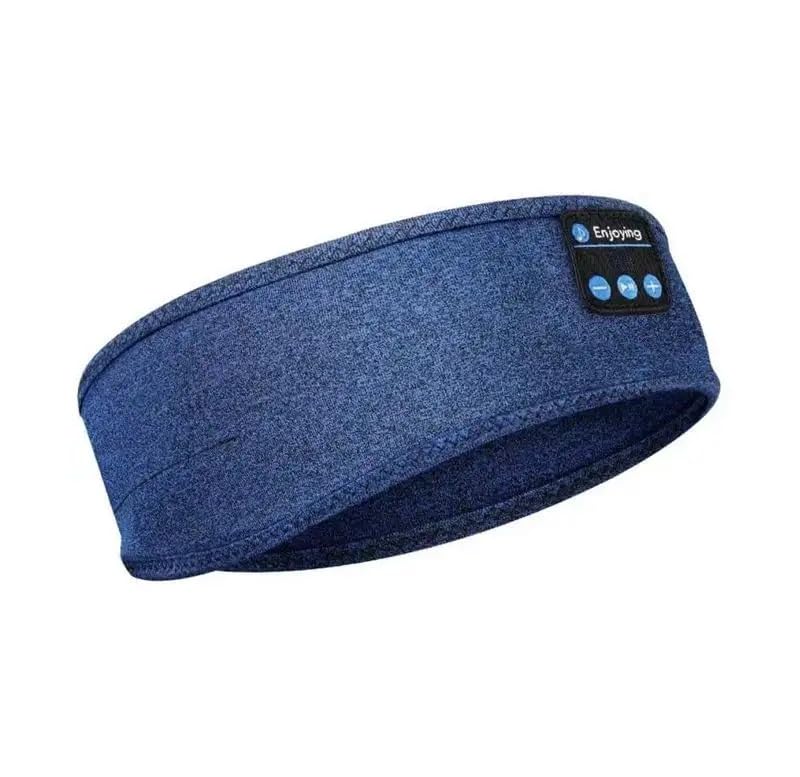 Imperial Yankee, Auriculares para Dormir, Bluetooth Diadema, Cascos Diadema Inalambricos con Altavoz Ultrafinos, Diadema Deportiva para Musica, Dormir, Correr, Entrenar, Viajar (Azul Delux)