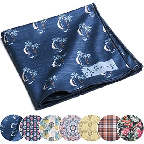 Johans® XXL Mikrofasertuch | Optikerqualität 30x30cm zur Reinigung von Brille, Smartphone, Tablet, Kamera | Brillenputztuch, Displaytuch (Sailor) Cover