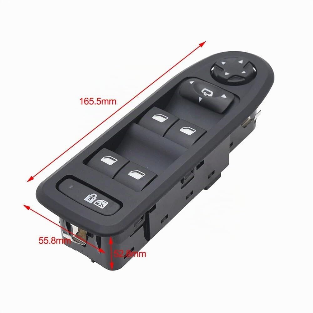 32 broches Pliable électriquement Interrupteur de commande de lève-vitre pour Peugeot 308 2007-2013 508 Citroën C 96644917XT 96659465ZD