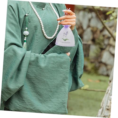 Bolsas de sachet lavanda 20 piezas con cuerda de cierre miniatura 4