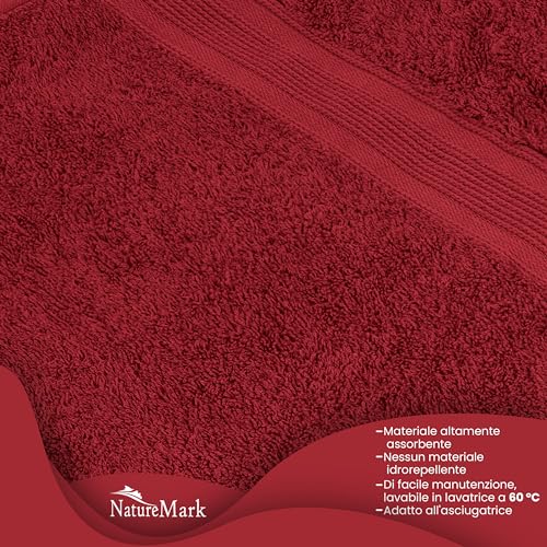NatureMark - Confezione 2 Asciugamani Sauna