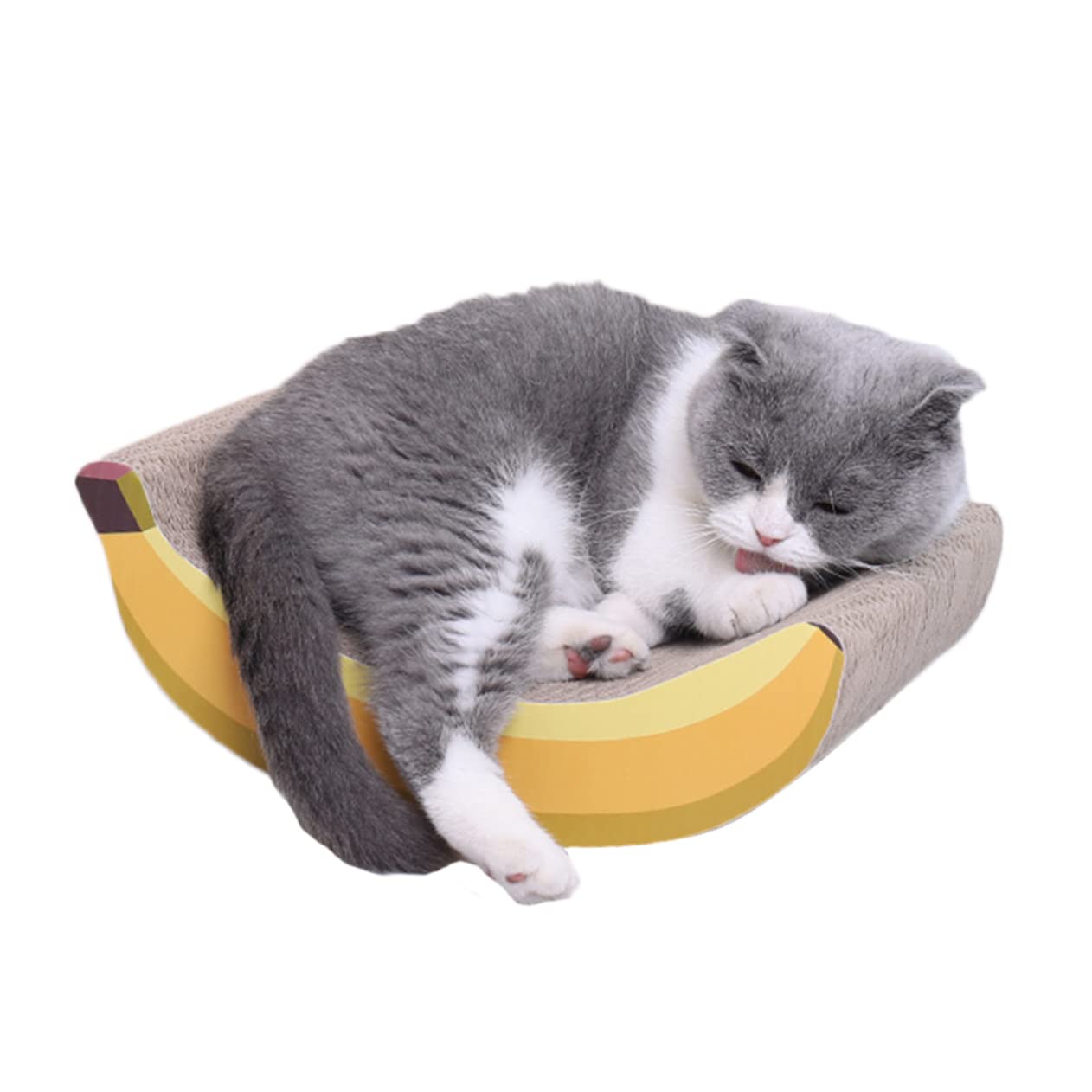 UPKOCH 2 Piezas Tablero Rascador de Cartón Ondulado Forma de para Gatos Juguete y Práctico para Entretenimiento de Gatitos para Muebles