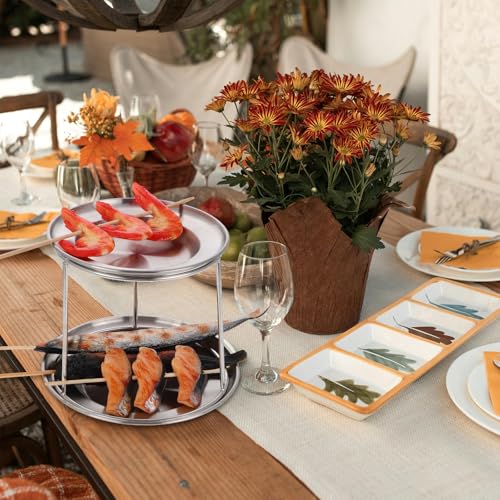 Expositor de mariscos para buffet de ostras y camarones en cenas elegantes 7