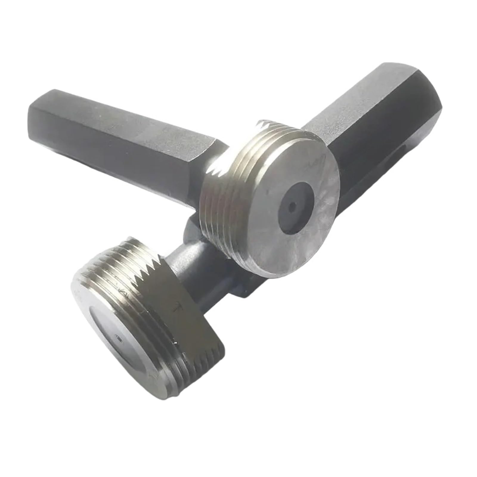 Juego de medidores de rosca de tubo de alta precisión, calibre de rosca cónico NPT, 1/8 "a 2", Material HSS, 1 Uds.(Npt3/8 18)