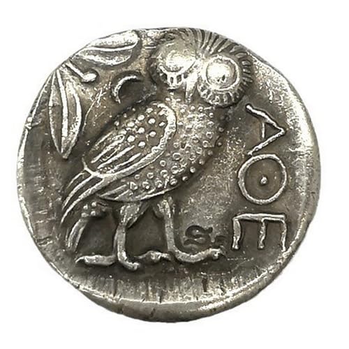 Ancient Greek Silver Coins Collection, Rare Athena Owl & Roman Em...