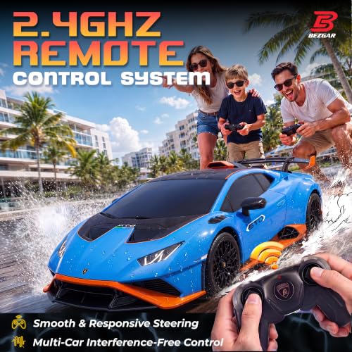 Image of BEZGAR 1:24 Official Licensed Lamborghini Huracan STO Remote Control Car