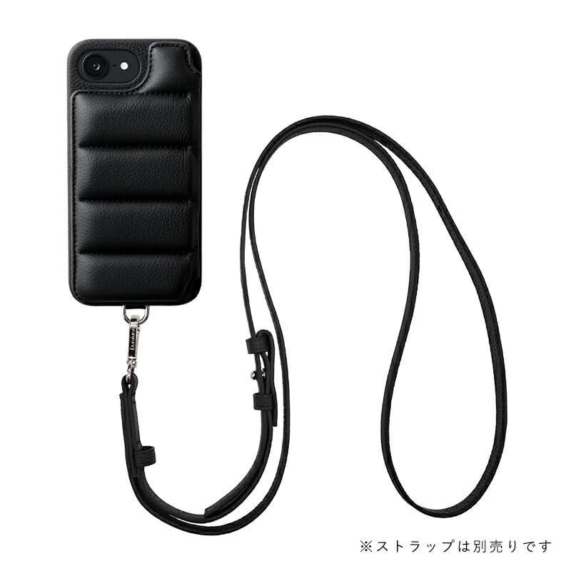 DEMIU デミュウ ブラックレザー iPhone16ケース 【公式通販】