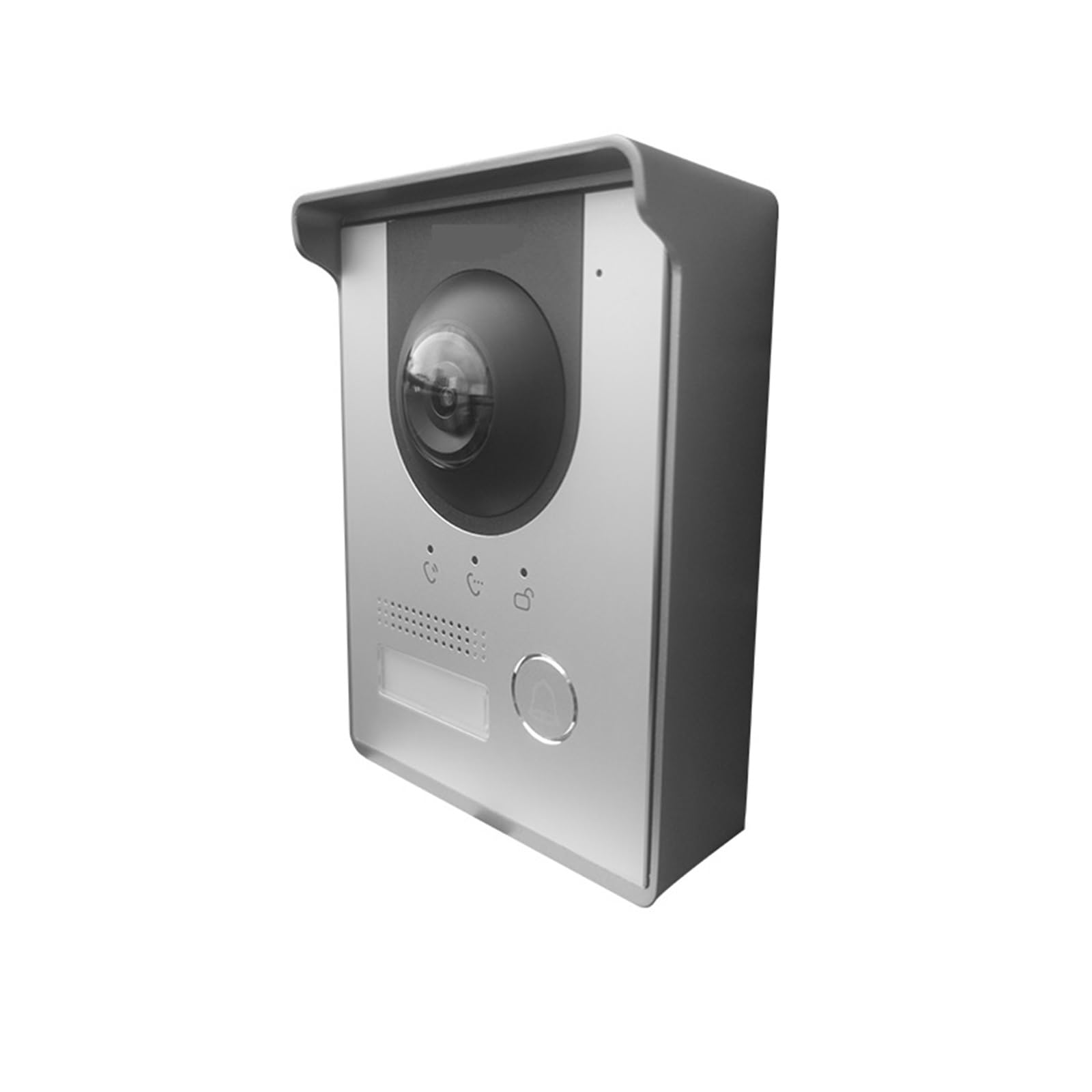 Interphone vidéo 7 pouces avec couverture de pluie pour sécuriser l'entrée
