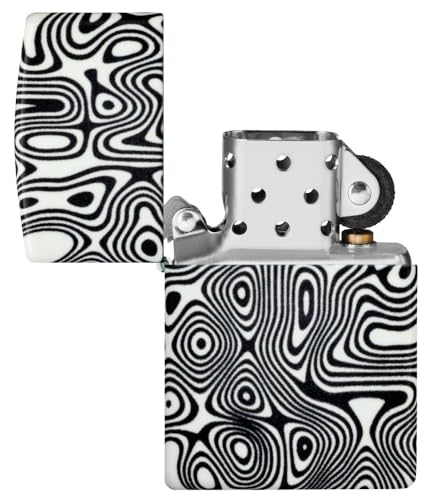 Image of Zippo Glowing Swirls Design 540 Color Glow in the Dark Pocket Lighter