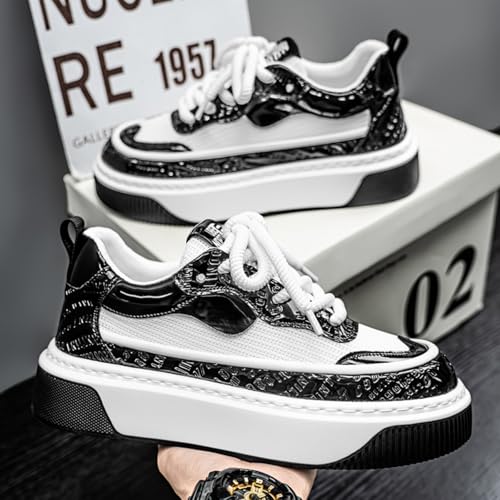 Men's Lace - up Skate Sneakers: Fashion - Forward Designs. Ideal for Skating and Casual Wear.2