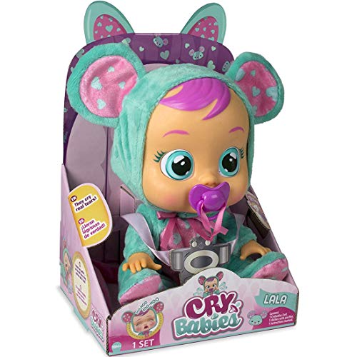 Cry Babies Calcetín de Bebé Muñeca con Accesorios, Animal con Accesorios, 2 plantillas