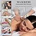 MASERTIO Disposable Massage Bed Cover - 60 Sheets Per Roll, Non-woven Disposable Material - Ideal for Spa, Massage Table, Tattoo, Waxing Table - No Crinkle Table Sheets - 31.5 x 71 Inches (1 Roll)