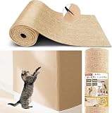 【専門家監修】 猫 爪研ぎ 爪研ぎシート 自由にカット可能 DIY自由な組み立て壁紙保護シート 剥がせる 壁に貼る 厚手 耐摩耗 家具保護 傷防止 簡単剥離 猫 四季対応 多用途 ストレス解消 運動不足改善 ネコ用品(カーキ, 30*100cm)