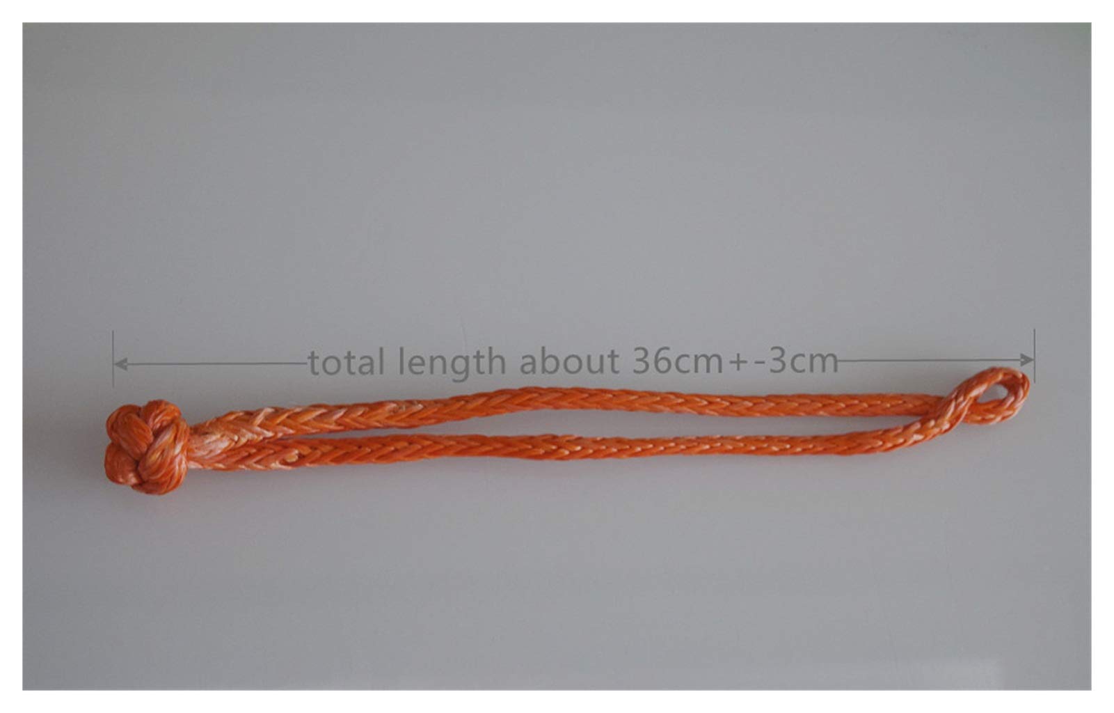 Lina Syntetyczna, Pomarańczowy 6mm * 80mm syntetyczny miękki kajdan, UHMWPE Lina Shackle Recovery Soft Grip