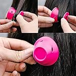 JANYUN 40 Pcs Pink Magic Hair Rollers Include 20pcs Large Silicone Curlers and 20pcs Small Silicone Curlers - Image 4