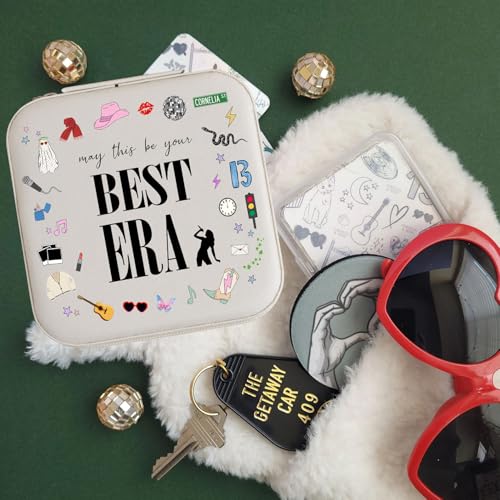 GIFTSFARM Caixa de joias, estojo de joias pequeno para fãs de Taylor, produtos de presentes Taylor,