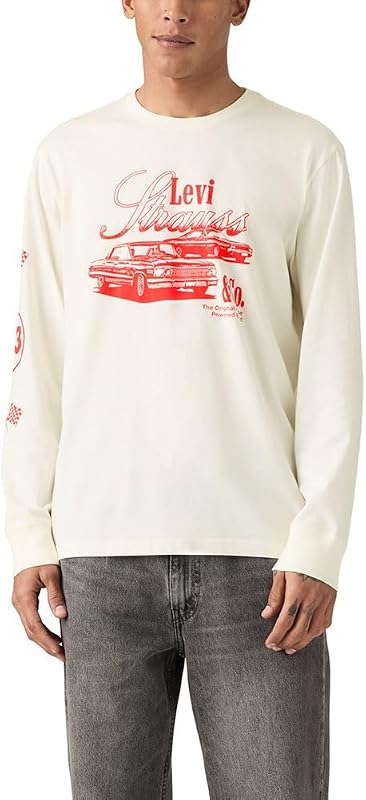 remera de manga larga Relaxed Graphic para hombre