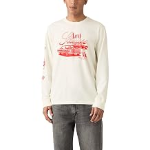Levis Mens Relaxed Graphic Long Sleeve T-Shirt