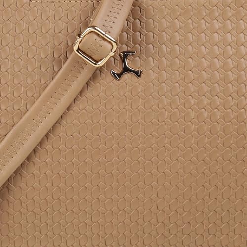 Image of Mochi Women Casual Faux Leather Satchel Bag with Adjustable Sling and Spacious Compartments