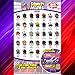 TeenyMates Party Animal NFL 2026 Squeezymates Series 8 Figures, Team Colors, One Size (Squeezymates 2026 NFL 4 Blind Pack Lot)