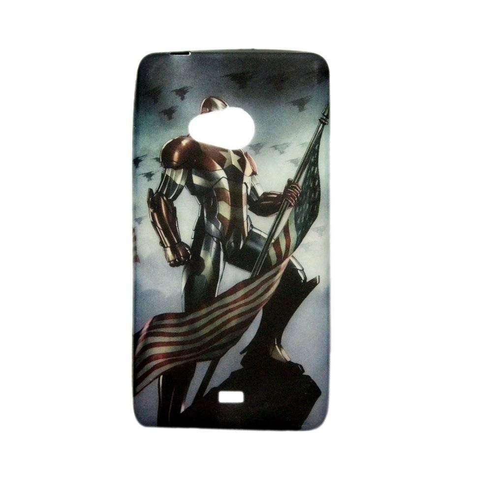 SORTEDSHOP New Night Glow Designer Protective Soft Back Case Cover for Microsoft Nokia Lumia 535