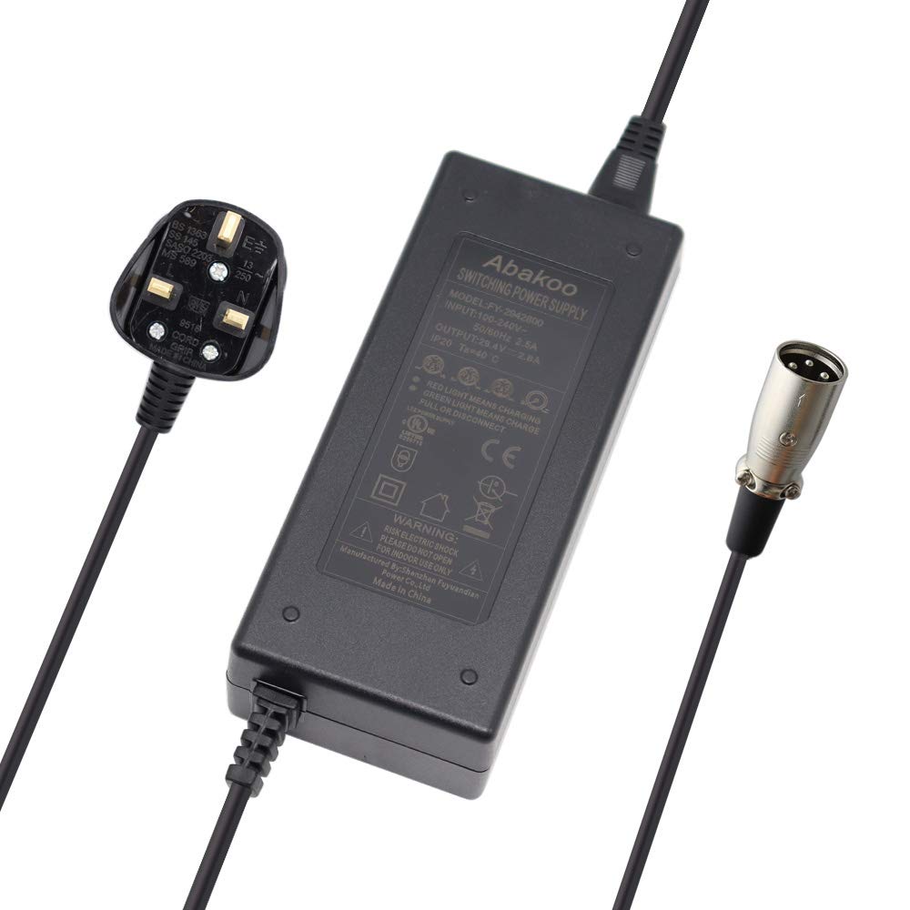 Buy Lithium Battery Charger, New 29.4V 2.8A 82W XLR Electric Mobility