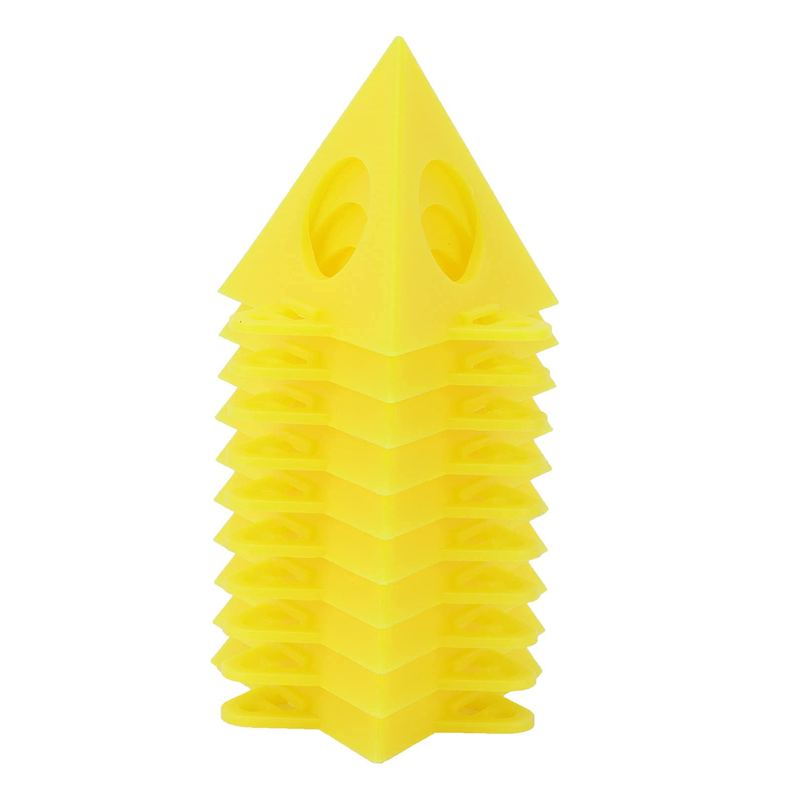 Supporti Per Pittore A Forma Di Piramide – 10 Pezzi Con Cono Giallo, Per Sollevare Porte E Oggetti Durante Verniciatura - 2