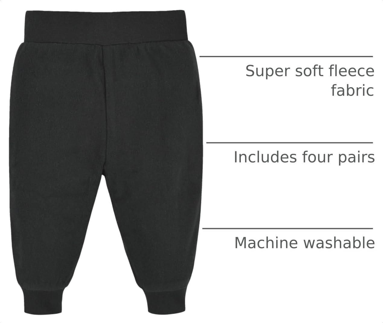 Gerber Baby Boys 4-Pack Microfleece Sweatpants image 4