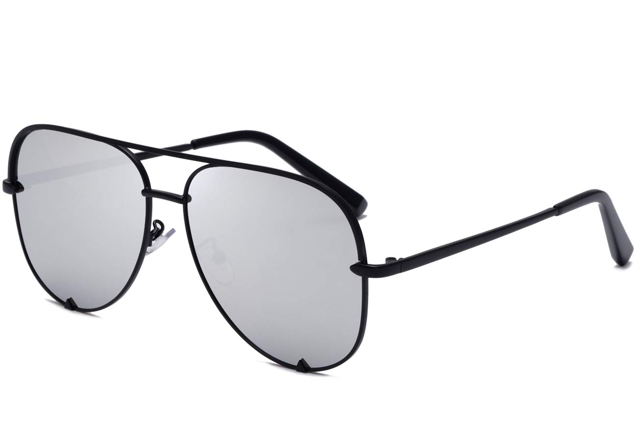 designer mirrored aviator sunglasses