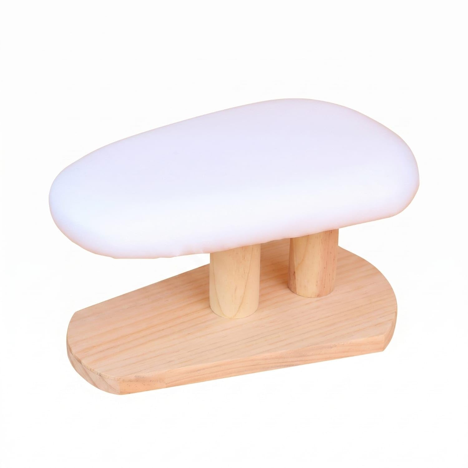 Multifunction Padded Ironing Stool Solid Wood Ironing Stool Upholstered Padded Sleeve Board Compact, Solid Wood a-image-44