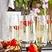 Argon Tableware Corto Stemless Champagnerflöten - 230ml - Pack Von 12 - Klar