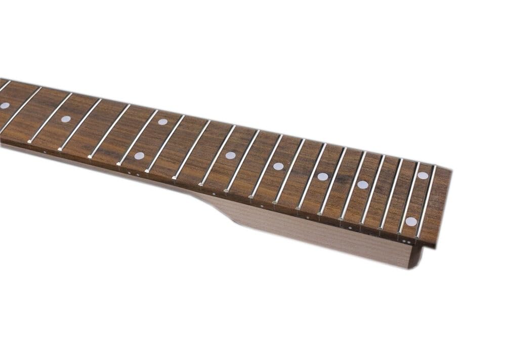 Manico for chitarra largo 24 tasti, testa a paletta da,75 pollici, acero, palissandro, manico a 12 corde D2