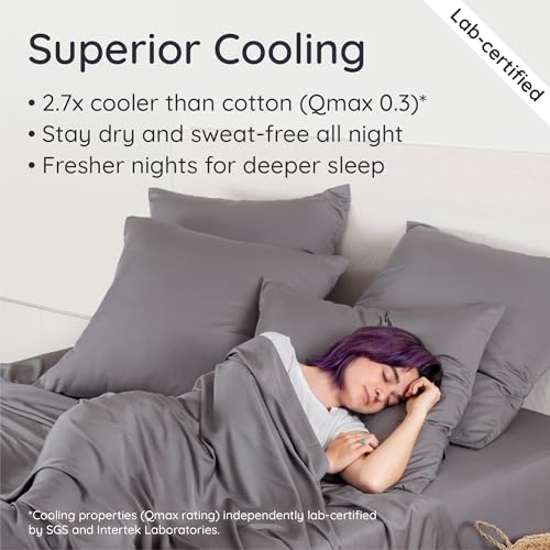 Bambaw Queen Sheet Set Gray thumbnail 3