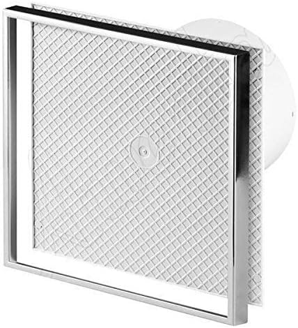 Wall Ceramic Tile Bathroom Kitchen Extractor Fan 125mm Diameter Timer ...