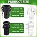 Innconee 2 Set Camlock Fittings Type C&E 2 Inch Polypropylene Cam and Groove Hose Fitting Kit Include 2